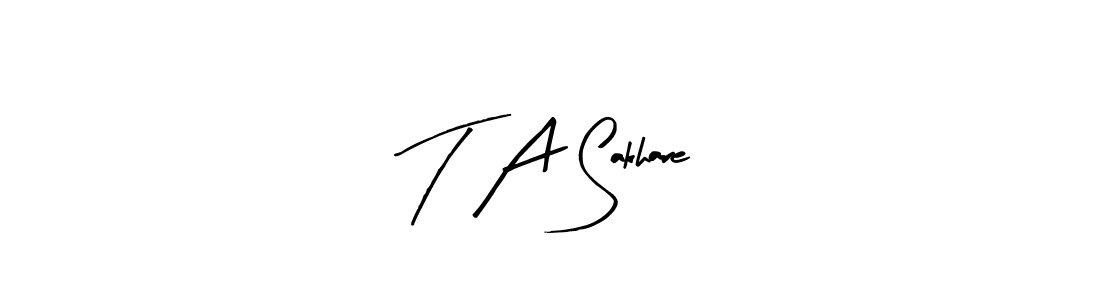 Make a beautiful signature design for name T A Sakhare. With this signature (Arty Signature) style, you can create a handwritten signature for free. T A Sakhare signature style 8 images and pictures png
