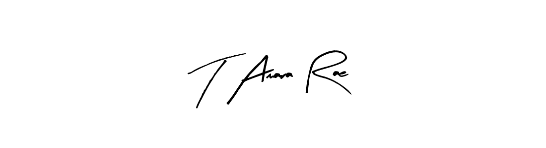 The best way (Arty Signature) to make a short signature is to pick only two or three words in your name. The name T Amara Rae include a total of six letters. For converting this name. T Amara Rae signature style 8 images and pictures png