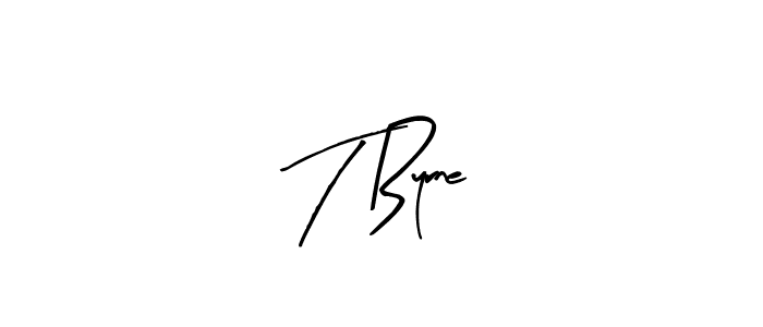 You should practise on your own different ways (Arty Signature) to write your name (T Byrne) in signature. don't let someone else do it for you. T Byrne signature style 8 images and pictures png