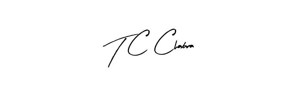 Also we have T C Chabra name is the best signature style. Create professional handwritten signature collection using Arty Signature autograph style. T C Chabra signature style 8 images and pictures png