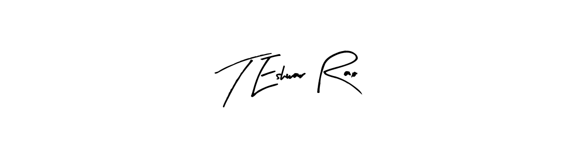 How to Draw T Eshwar Rao signature style? Arty Signature is a latest design signature styles for name T Eshwar Rao. T Eshwar Rao signature style 8 images and pictures png