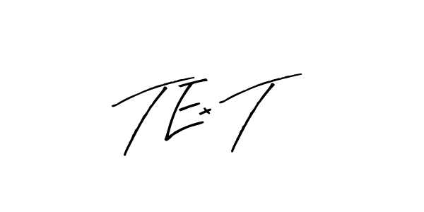 How to make T Ex T signature? Arty Signature is a professional autograph style. Create handwritten signature for T Ex T name. T Ex T signature style 8 images and pictures png