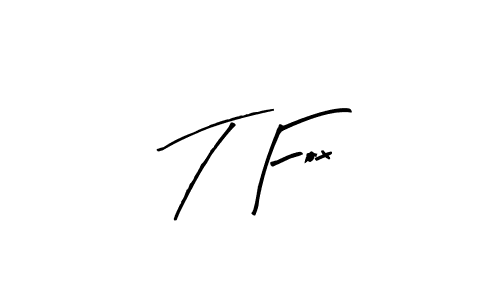 Similarly Arty Signature is the best handwritten signature design. Signature creator online .You can use it as an online autograph creator for name T Fox. T Fox signature style 8 images and pictures png