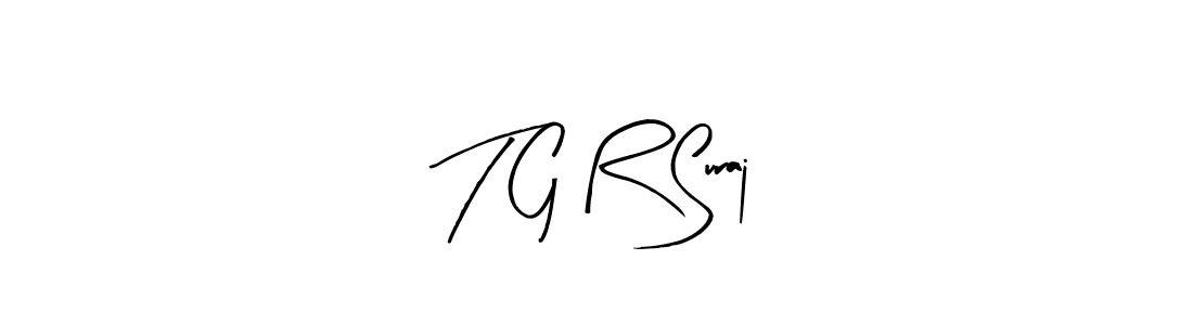 Also You can easily find your signature by using the search form. We will create T G R Suraj name handwritten signature images for you free of cost using Arty Signature sign style. T G R Suraj signature style 8 images and pictures png
