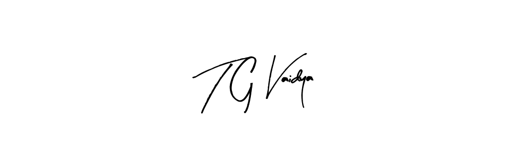 Also we have T G Vaidya name is the best signature style. Create professional handwritten signature collection using Arty Signature autograph style. T G Vaidya signature style 8 images and pictures png