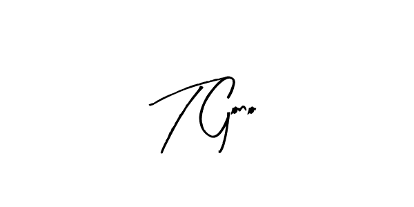 It looks lik you need a new signature style for name T Gono. Design unique handwritten (Arty Signature) signature with our free signature maker in just a few clicks. T Gono signature style 8 images and pictures png