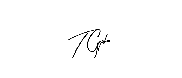 T Gupta stylish signature style. Best Handwritten Sign (Arty Signature) for my name. Handwritten Signature Collection Ideas for my name T Gupta. T Gupta signature style 8 images and pictures png