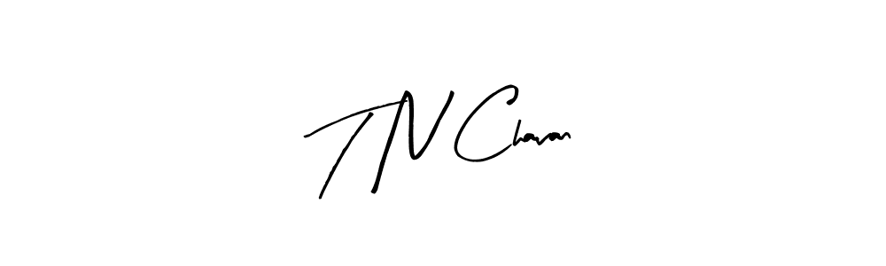 The best way (Arty Signature) to make a short signature is to pick only two or three words in your name. The name T N Chavan include a total of six letters. For converting this name. T N Chavan signature style 8 images and pictures png