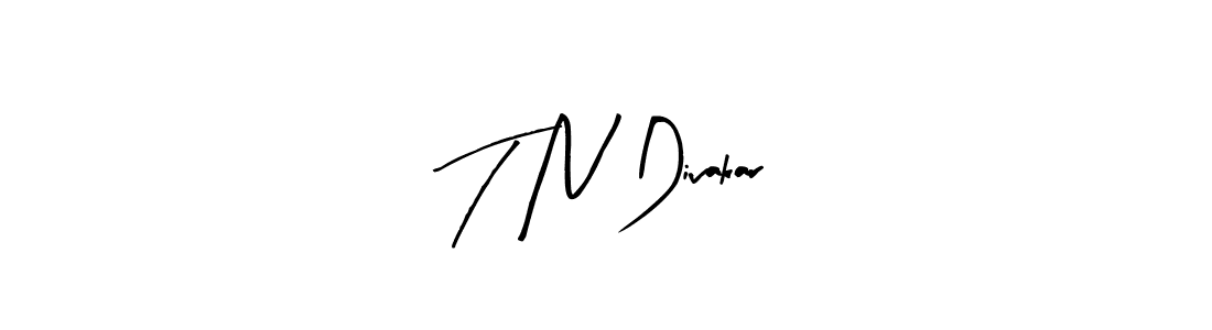 Design your own signature with our free online signature maker. With this signature software, you can create a handwritten (Arty Signature) signature for name T N Divakar. T N Divakar signature style 8 images and pictures png