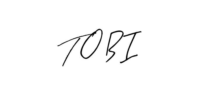 Similarly Arty Signature is the best handwritten signature design. Signature creator online .You can use it as an online autograph creator for name T O B I. T O B I signature style 8 images and pictures png