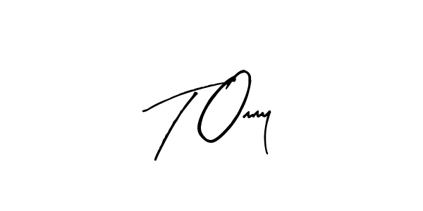 T Ommy stylish signature style. Best Handwritten Sign (Arty Signature) for my name. Handwritten Signature Collection Ideas for my name T Ommy. T Ommy signature style 8 images and pictures png