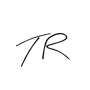 T R stylish signature style. Best Handwritten Sign (Arty Signature) for my name. Handwritten Signature Collection Ideas for my name T R. T R signature style 8 images and pictures png