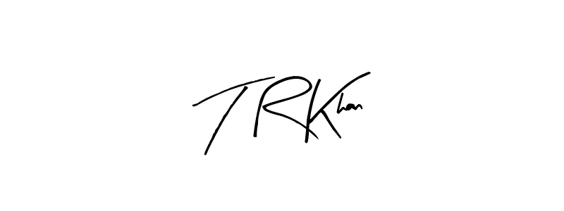 if you are searching for the best signature style for your name T R Khan. so please give up your signature search. here we have designed multiple signature styles  using Arty Signature. T R Khan signature style 8 images and pictures png