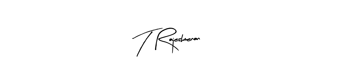 This is the best signature style for the T Rajeshmenan name. Also you like these signature font (Arty Signature). Mix name signature. T Rajeshmenan signature style 8 images and pictures png