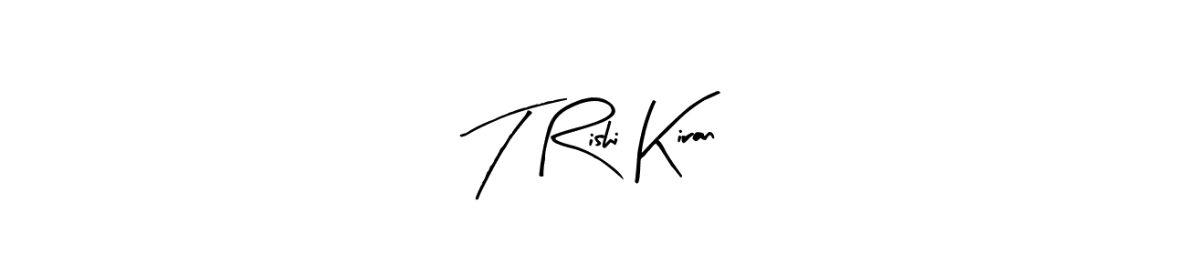 Make a short T Rishi Kiran signature style. Manage your documents anywhere anytime using Arty Signature. Create and add eSignatures, submit forms, share and send files easily. T Rishi Kiran signature style 8 images and pictures png