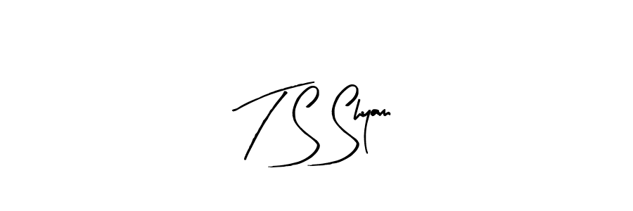 Also we have T S Shyam name is the best signature style. Create professional handwritten signature collection using Arty Signature autograph style. T S Shyam signature style 8 images and pictures png