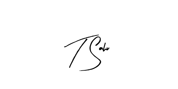 Design your own signature with our free online signature maker. With this signature software, you can create a handwritten (Arty Signature) signature for name T Sahu. T Sahu signature style 8 images and pictures png