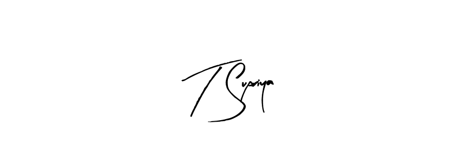 Also You can easily find your signature by using the search form. We will create T Supriya name handwritten signature images for you free of cost using Arty Signature sign style. T Supriya signature style 8 images and pictures png