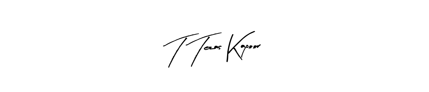 Also we have T Tezas Kapoor name is the best signature style. Create professional handwritten signature collection using Arty Signature autograph style. T Tezas Kapoor signature style 8 images and pictures png