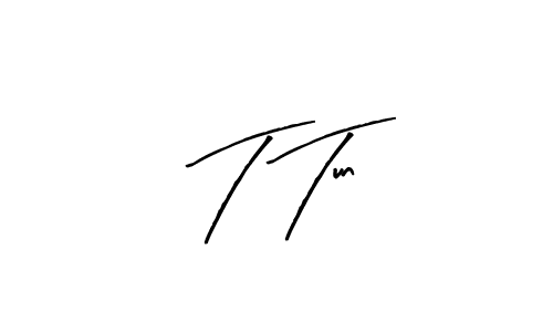 How to make T Tun signature? Arty Signature is a professional autograph style. Create handwritten signature for T Tun name. T Tun signature style 8 images and pictures png