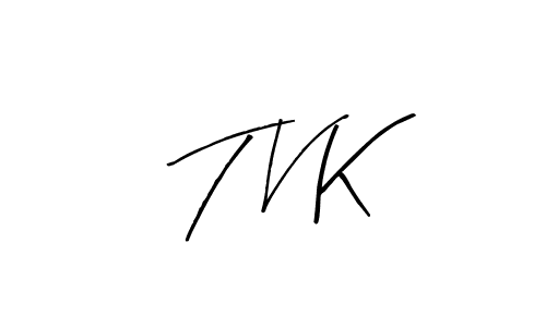 Create a beautiful signature design for name T V K. With this signature (Arty Signature) fonts, you can make a handwritten signature for free. T V K signature style 8 images and pictures png