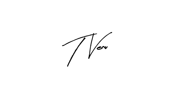 if you are searching for the best signature style for your name T Venu. so please give up your signature search. here we have designed multiple signature styles  using Arty Signature. T Venu signature style 8 images and pictures png