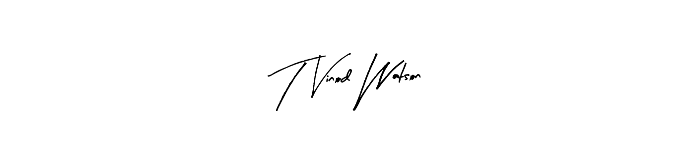 See photos of T Vinod Watson official signature by Spectra . Check more albums & portfolios. Read reviews & check more about Arty Signature font. T Vinod Watson signature style 8 images and pictures png