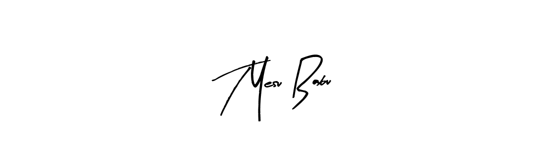 How to make T Yesu Babu signature? Arty Signature is a professional autograph style. Create handwritten signature for T Yesu Babu name. T Yesu Babu signature style 8 images and pictures png