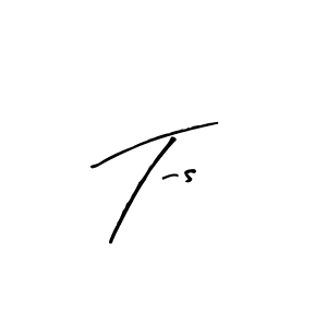 How to make T-s signature? Arty Signature is a professional autograph style. Create handwritten signature for T-s name. T-s signature style 8 images and pictures png