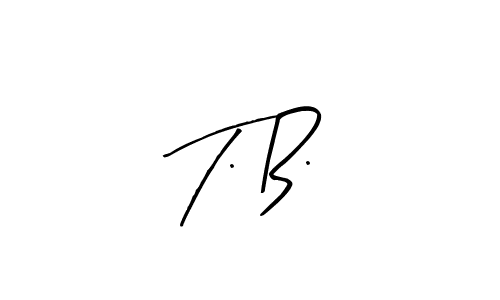 T. B. stylish signature style. Best Handwritten Sign (Arty Signature) for my name. Handwritten Signature Collection Ideas for my name T. B.. T. B. signature style 8 images and pictures png