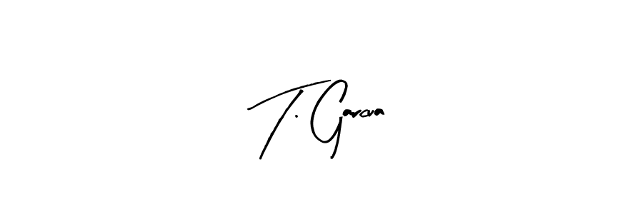 Similarly Arty Signature is the best handwritten signature design. Signature creator online .You can use it as an online autograph creator for name T. Garcua. T. Garcua signature style 8 images and pictures png