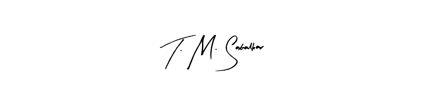 T. M. Sabalkar stylish signature style. Best Handwritten Sign (Arty Signature) for my name. Handwritten Signature Collection Ideas for my name T. M. Sabalkar. T. M. Sabalkar signature style 8 images and pictures png