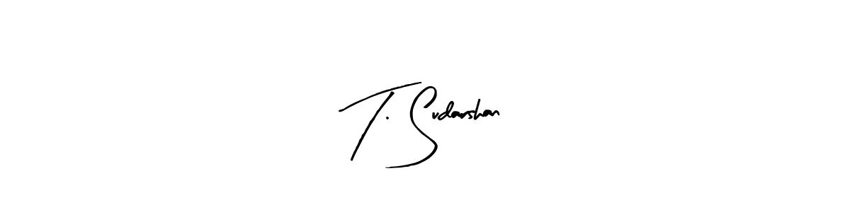 T. Sudarshan stylish signature style. Best Handwritten Sign (Arty Signature) for my name. Handwritten Signature Collection Ideas for my name T. Sudarshan. T. Sudarshan signature style 8 images and pictures png