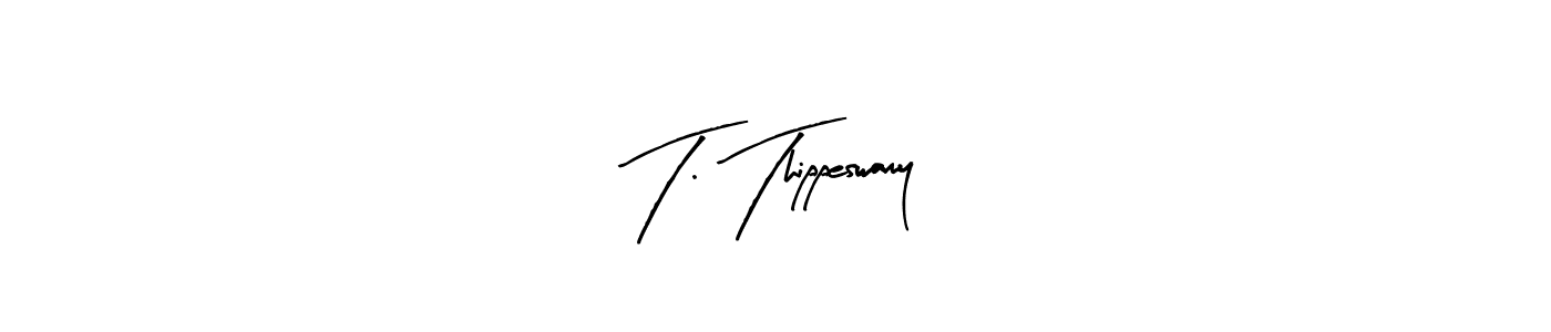 Also we have T. Thippeswamy name is the best signature style. Create professional handwritten signature collection using Arty Signature autograph style. T. Thippeswamy signature style 8 images and pictures png