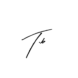 The best way (Arty Signature) to make a short signature is to pick only two or three words in your name. The name T.b include a total of six letters. For converting this name. T.b signature style 8 images and pictures png