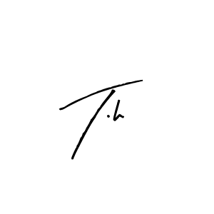 Once you've used our free online signature maker to create your best signature Arty Signature style, it's time to enjoy all of the benefits that T.h name signing documents. T.h signature style 8 images and pictures png