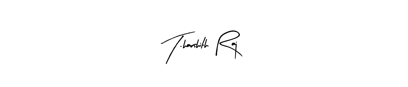 Also You can easily find your signature by using the search form. We will create T.harshith Raj name handwritten signature images for you free of cost using Arty Signature sign style. T.harshith Raj signature style 8 images and pictures png