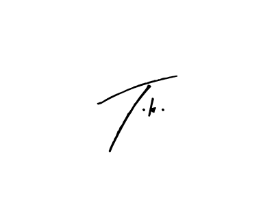 How to make T.k. name signature. Use Arty Signature style for creating short signs online. This is the latest handwritten sign. T.k. signature style 8 images and pictures png