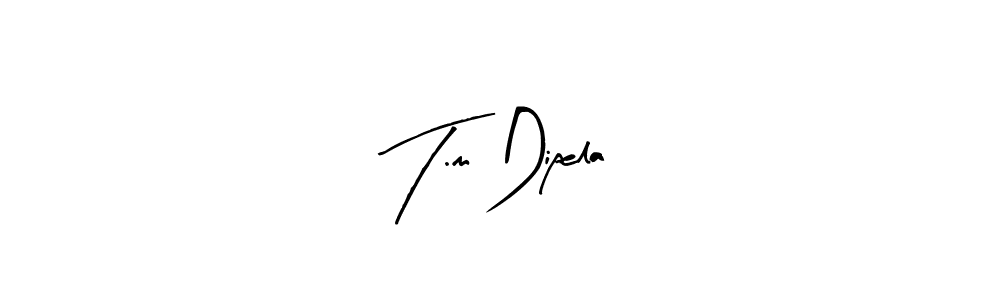 if you are searching for the best signature style for your name T.m Dipela. so please give up your signature search. here we have designed multiple signature styles  using Arty Signature. T.m Dipela signature style 8 images and pictures png