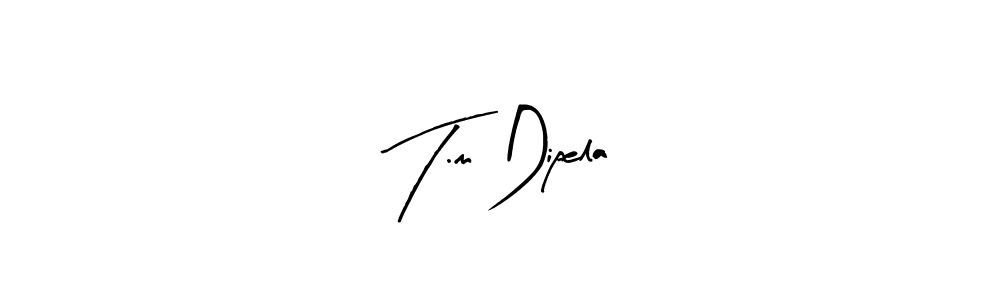 How to make T.m Dipela signature? Arty Signature is a professional autograph style. Create handwritten signature for T.m Dipela name. T.m Dipela signature style 8 images and pictures png