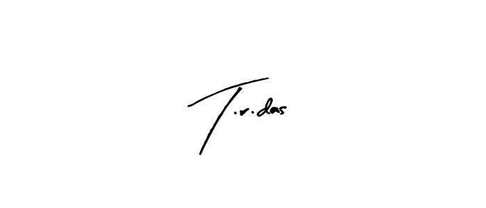 Use a signature maker to create a handwritten signature online. With this signature software, you can design (Arty Signature) your own signature for name T.r.das. T.r.das signature style 8 images and pictures png