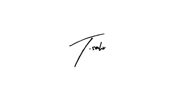 Use a signature maker to create a handwritten signature online. With this signature software, you can design (Arty Signature) your own signature for name T.sahu. T.sahu signature style 8 images and pictures png