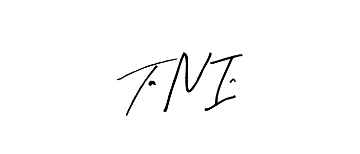 Make a beautiful signature design for name Ta N In. With this signature (Arty Signature) style, you can create a handwritten signature for free. Ta N In signature style 8 images and pictures png