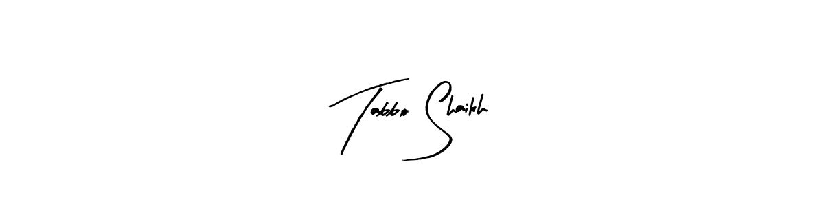 Also we have Tabbo Shaikh name is the best signature style. Create professional handwritten signature collection using Arty Signature autograph style. Tabbo Shaikh signature style 8 images and pictures png