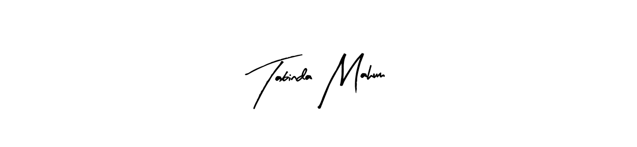 Also we have Tabinda Mahum name is the best signature style. Create professional handwritten signature collection using Arty Signature autograph style. Tabinda Mahum signature style 8 images and pictures png
