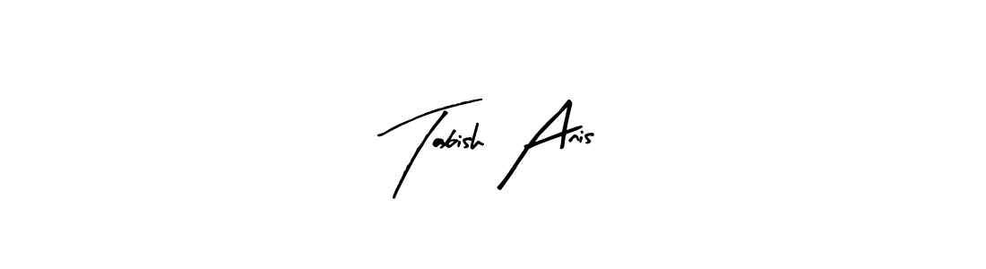 This is the best signature style for the Tabish Anis name. Also you like these signature font (Arty Signature). Mix name signature. Tabish Anis signature style 8 images and pictures png