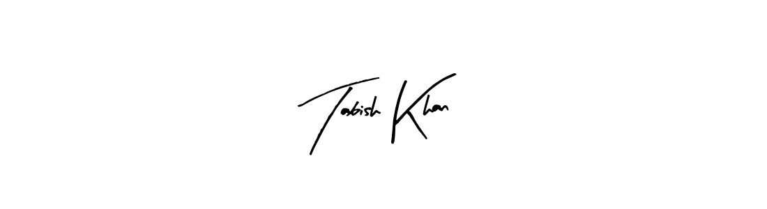 The best way (Arty Signature) to make a short signature is to pick only two or three words in your name. The name Tabish Khan include a total of six letters. For converting this name. Tabish Khan signature style 8 images and pictures png