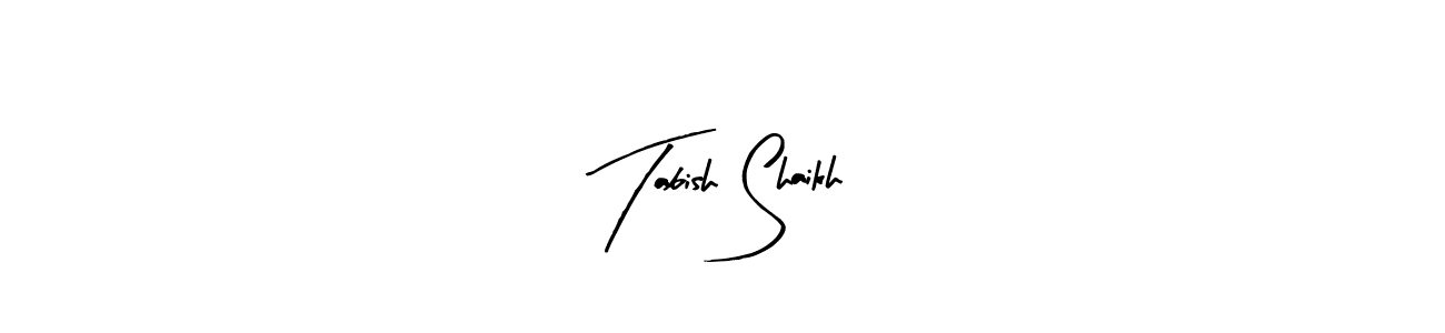 Make a beautiful signature design for name Tabish Shaikh. Use this online signature maker to create a handwritten signature for free. Tabish Shaikh signature style 8 images and pictures png