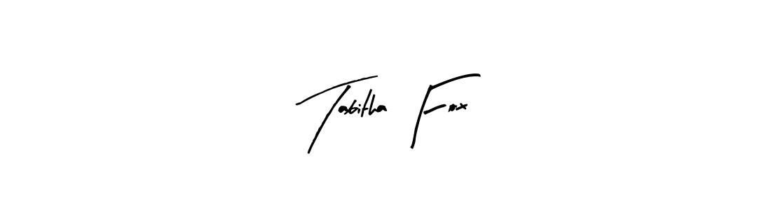 Make a beautiful signature design for name Tabitha Fox. With this signature (Arty Signature) style, you can create a handwritten signature for free. Tabitha Fox signature style 8 images and pictures png