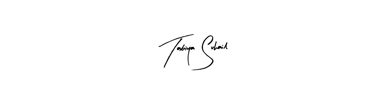 Once you've used our free online signature maker to create your best signature Arty Signature style, it's time to enjoy all of the benefits that Tabiya Suhail name signing documents. Tabiya Suhail signature style 8 images and pictures png